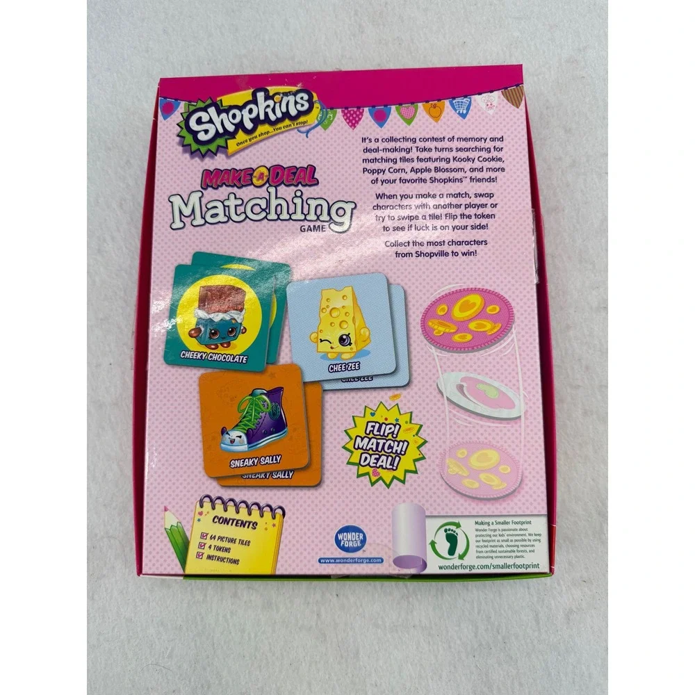 Shopkins Bundle Blanket Supermarket Scramble & Make A Deal Games Complete